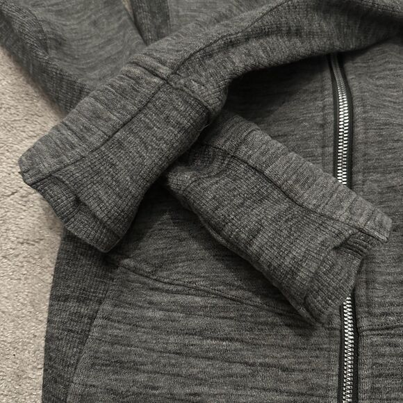 Lululemon Radiant Jacket II Full Zip Funnel Neck Heather Gray 4 Running Gym - Picture 8 of 11